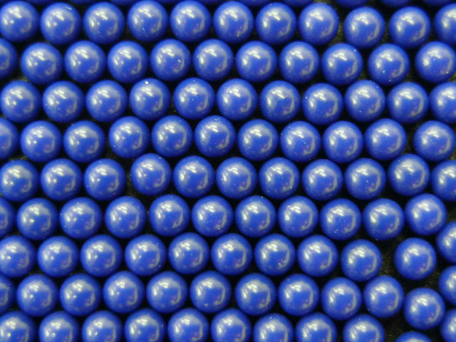 Blue Cellulose Acetate Polymer Spheres Density -1.3g/cc 2.0mm Other Sizes and Colors Available by Request