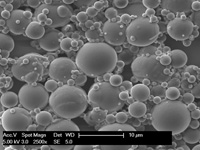 Microspheres - Polyethylene spherical particles 1micron to 10micron (1um to 10um) in diameter - Unpigmented polymer spheres for microplastics research