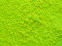 Yellow Luminescent, Ultraviolet Fluorescing Polymer Microspheres 1 - 5micron in diameter
