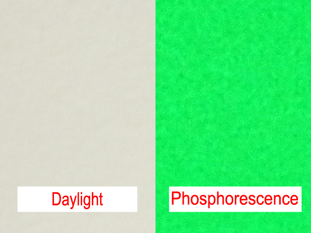 Phosphorescent Yellow-Green Polyethylene Microspheres Density 1.14g/cc Glow In the Dark Yellow-Green Response (470nm-600nm) - Long After-Glow