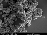 Silver-Coated Silica Microspheres, Beads, Particles 1-7 micron - SEM Images