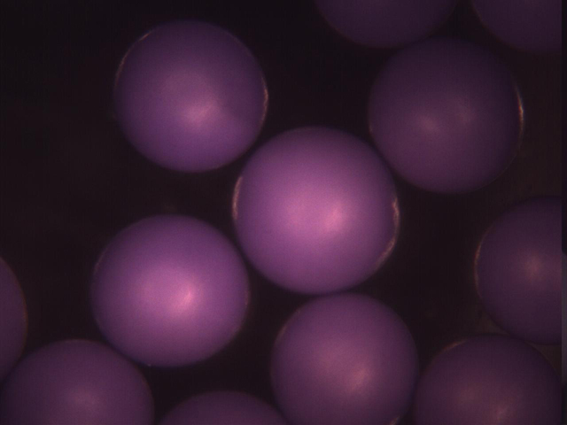 Fluorescent Violet Polyethylene Microspheres<br>Density 1.00g/cc for Flow Visualization and PIV