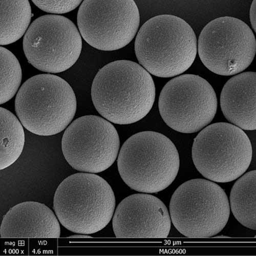 Silver-Coated (Conductive) Monodisperse Silica Microspheres 2.3g/cc to ...
