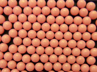 Pink Cellulose Acetate Polymer Spheres Density -1.3g/cc - Particle Diameters 2.9mm