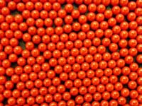 Red Cellulose Acetate Polymer Spheres Density -1.3g/cc - 1.0mm and 3.00mm<br>Other Sizes and Colors Available by Request